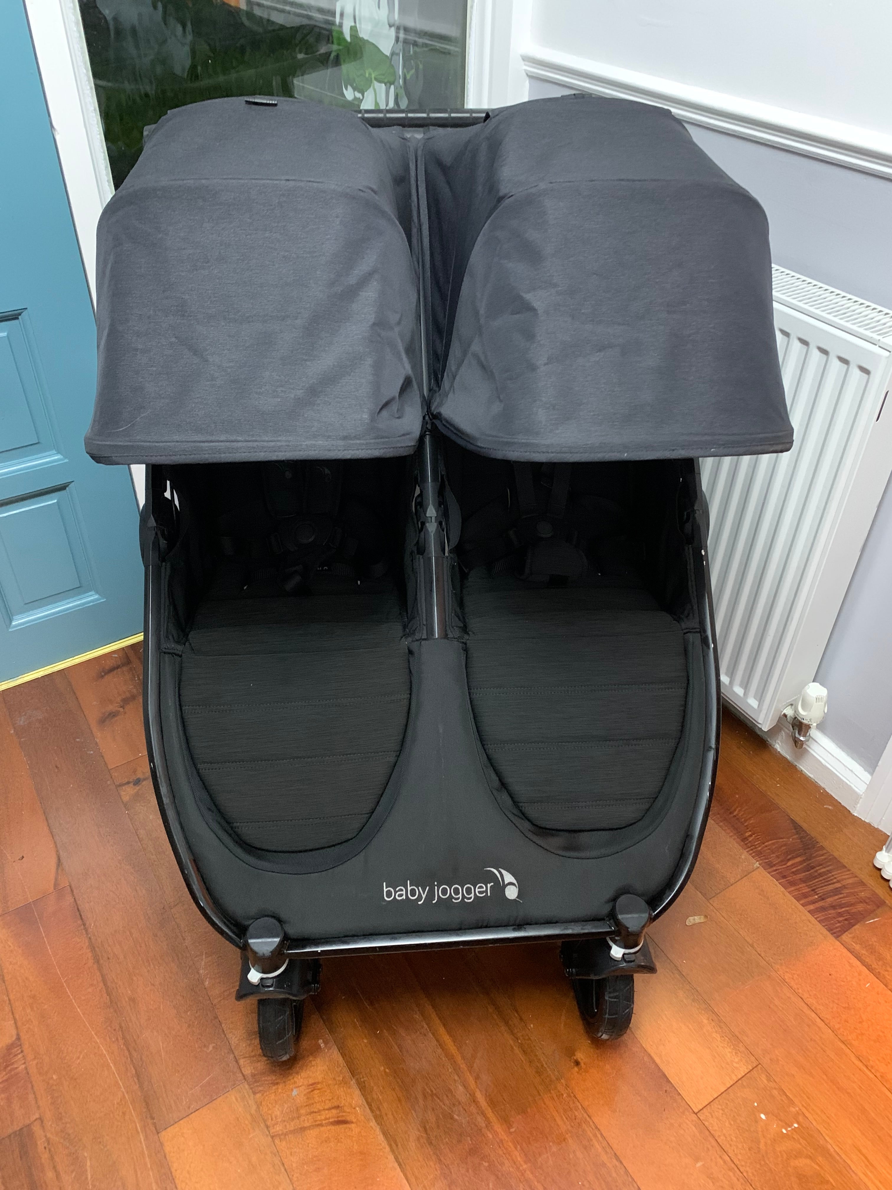 Baby Jogger City Mini GT2 Double Opulent Black All Terrain Pushchair