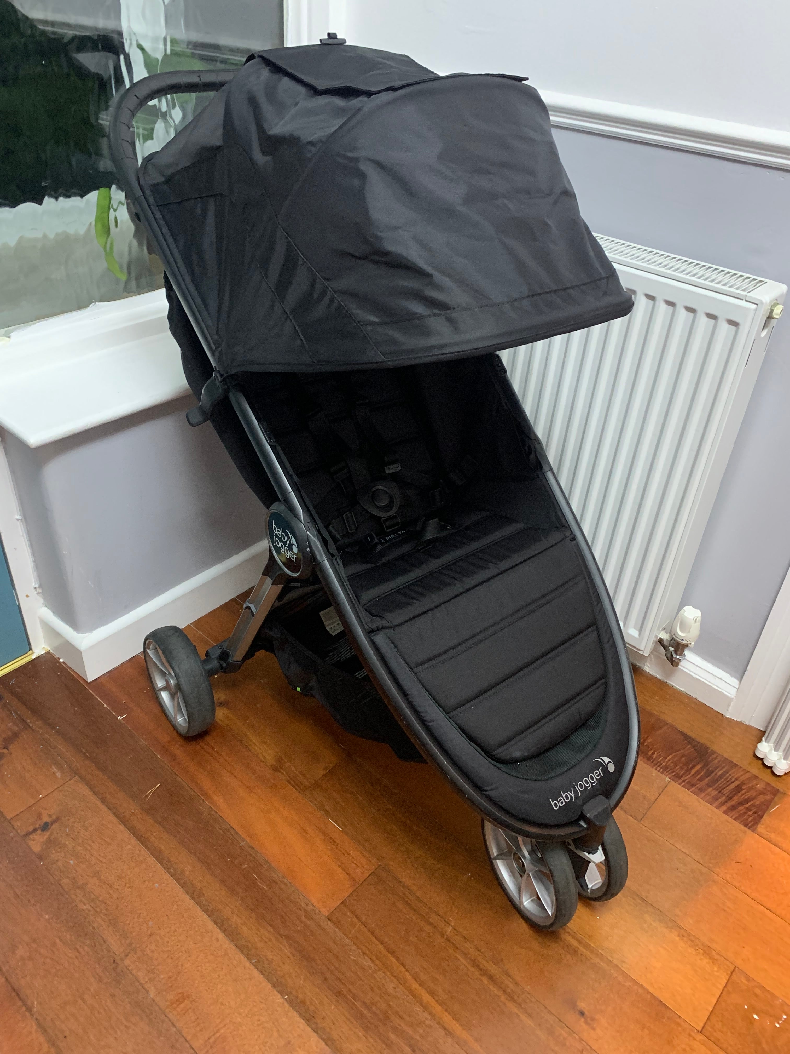 Baby Jogger City Mini 2 - Black, Rain Cover Included, Less Than 12 Months Old