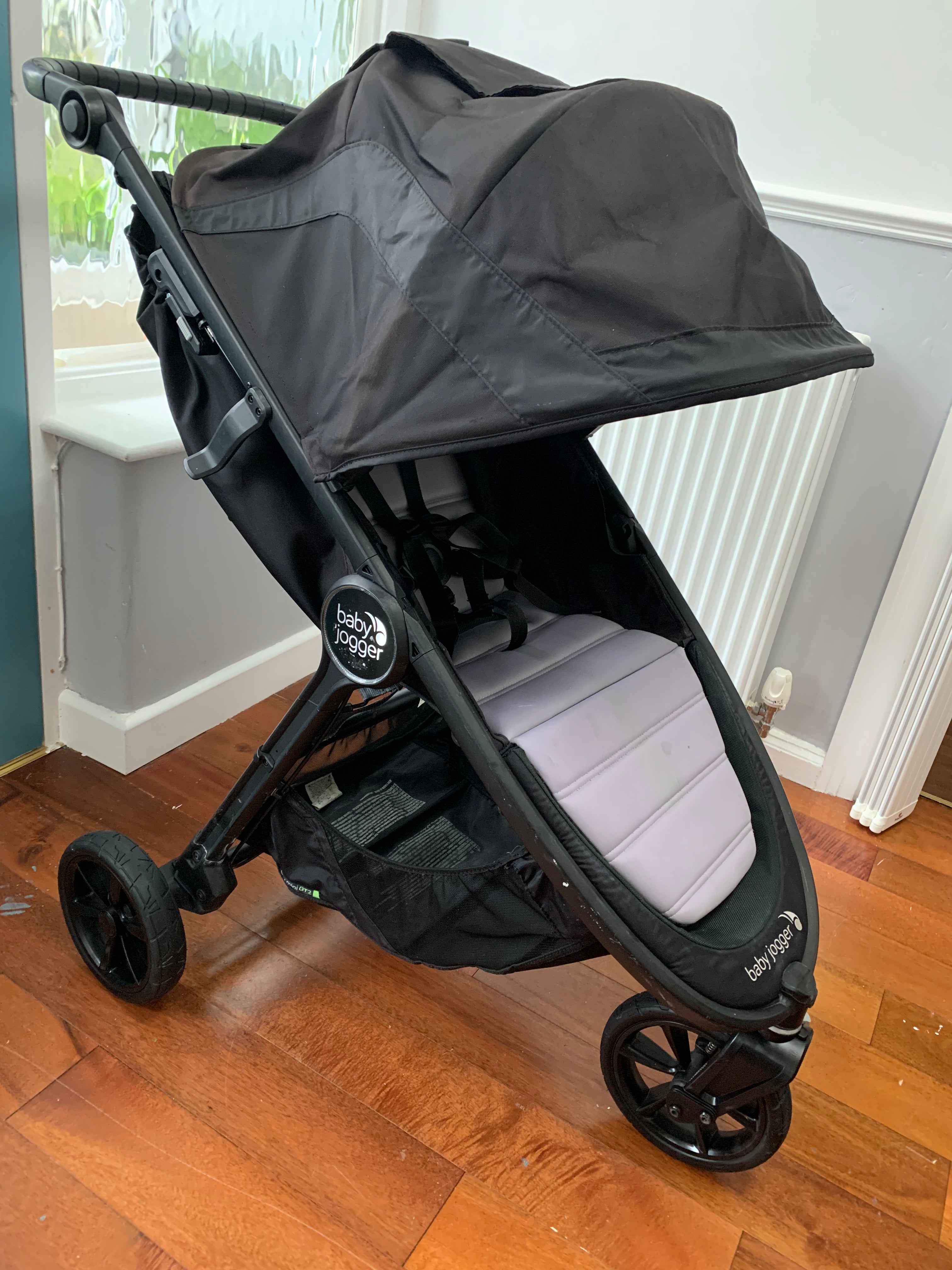 Baby Jogger City Mini GT Single Buggy - Black, All-Terrain, Good Condition