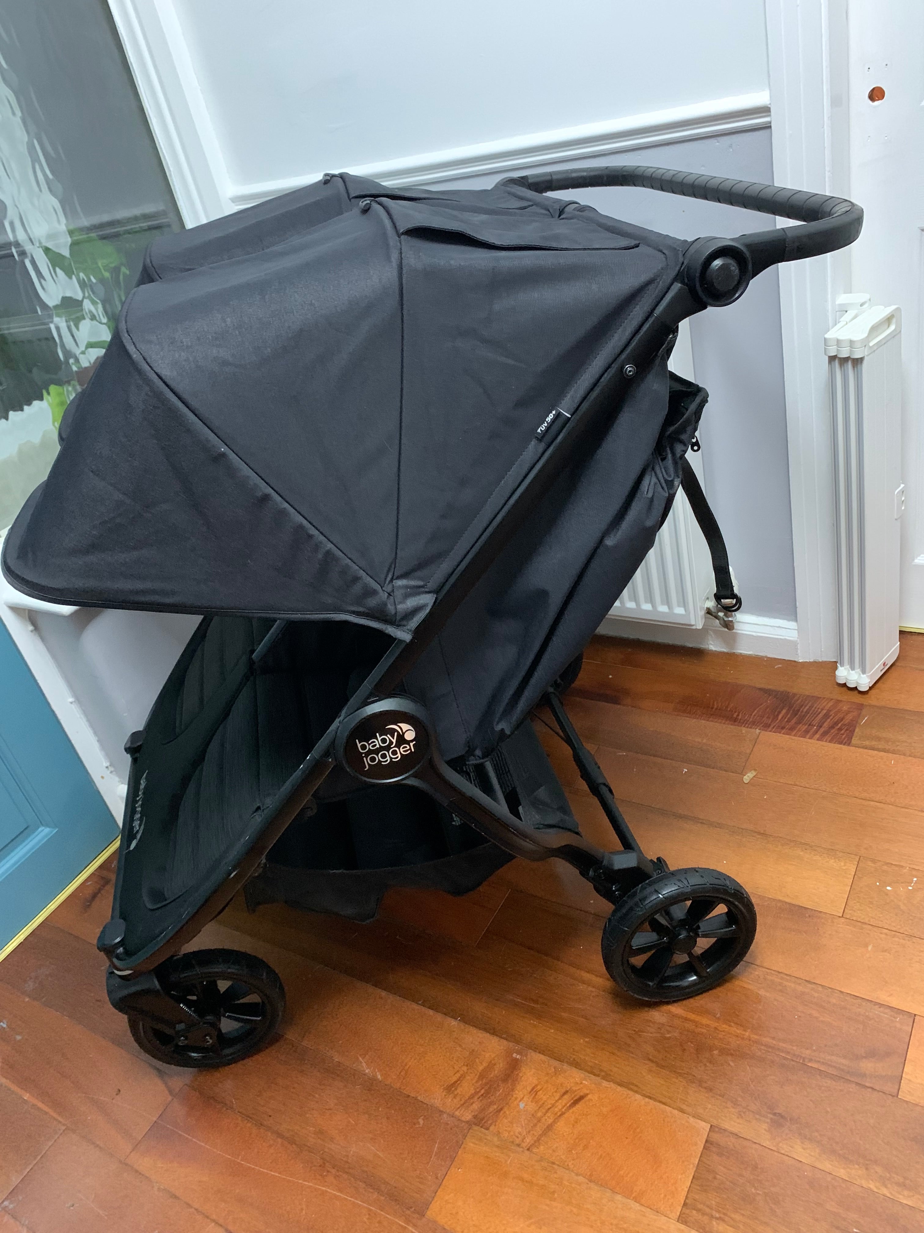 Baby Jogger City Mini GT2 Double Opulent Black All Terrain Pushchair