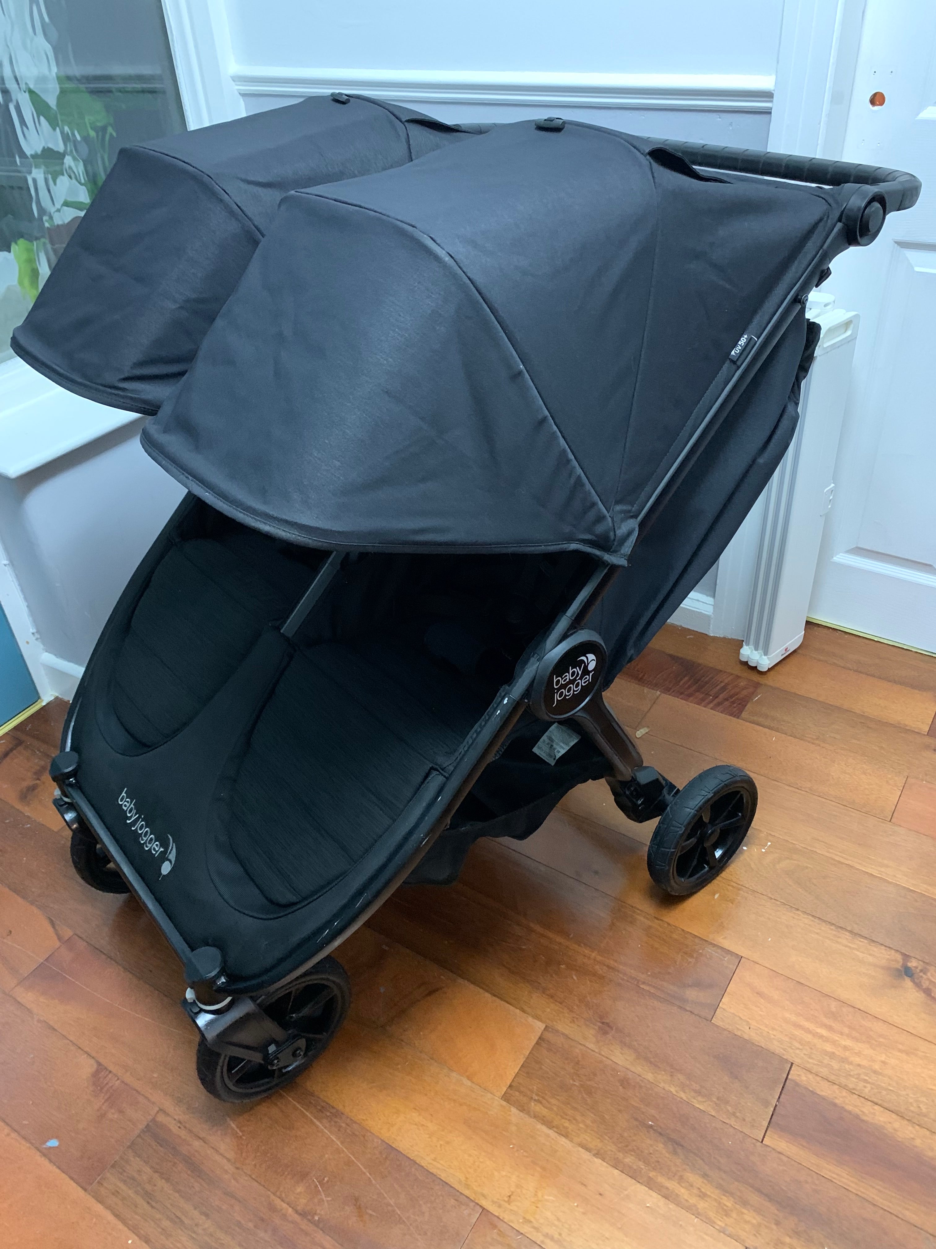 Baby Jogger City Mini GT2 Double Opulent Black All Terrain Pushchair