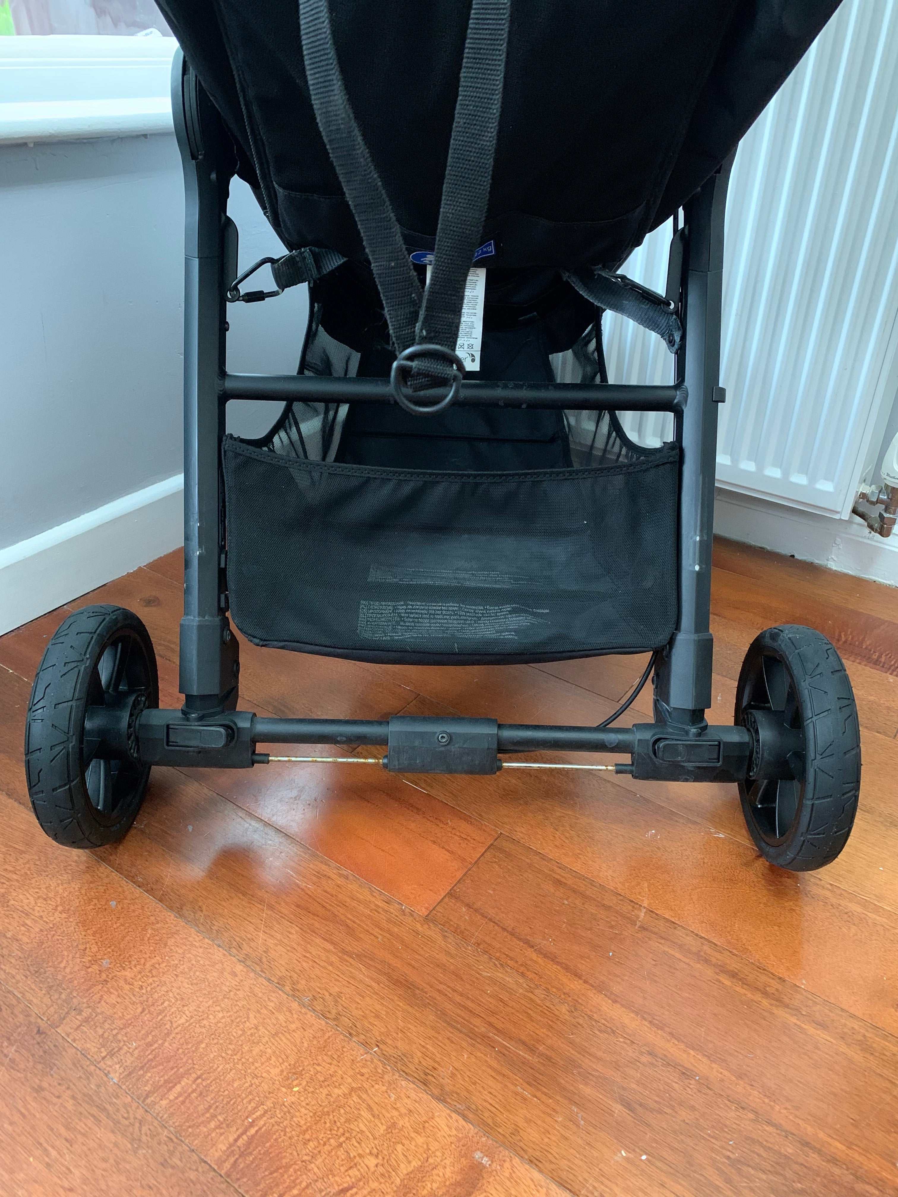 Baby Jogger City Mini GT Single Buggy - Black, All-Terrain, Good Condition