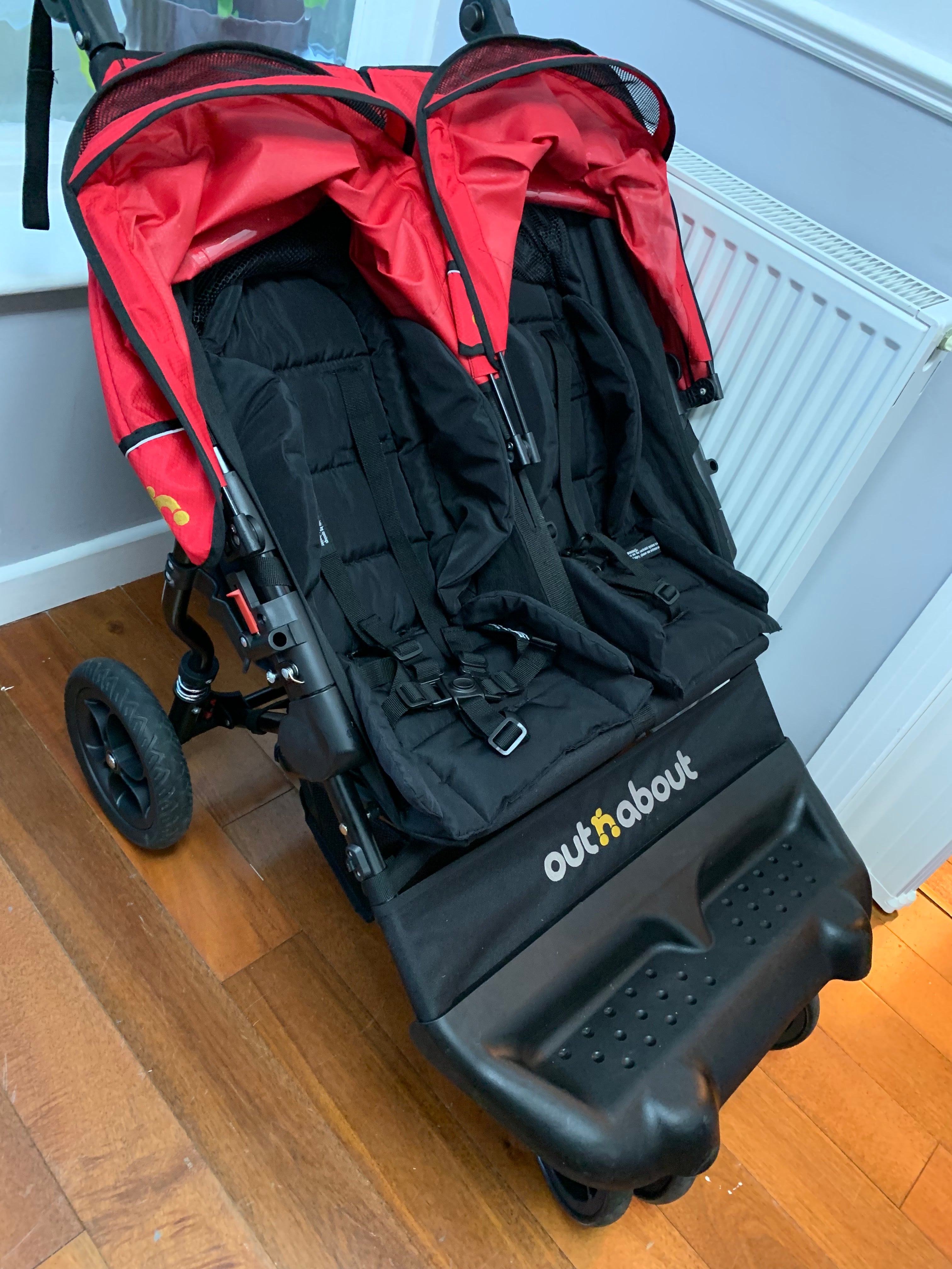 Out N About Double GT Red - Lightweight, All-Terrain Buggy - Great Condition!