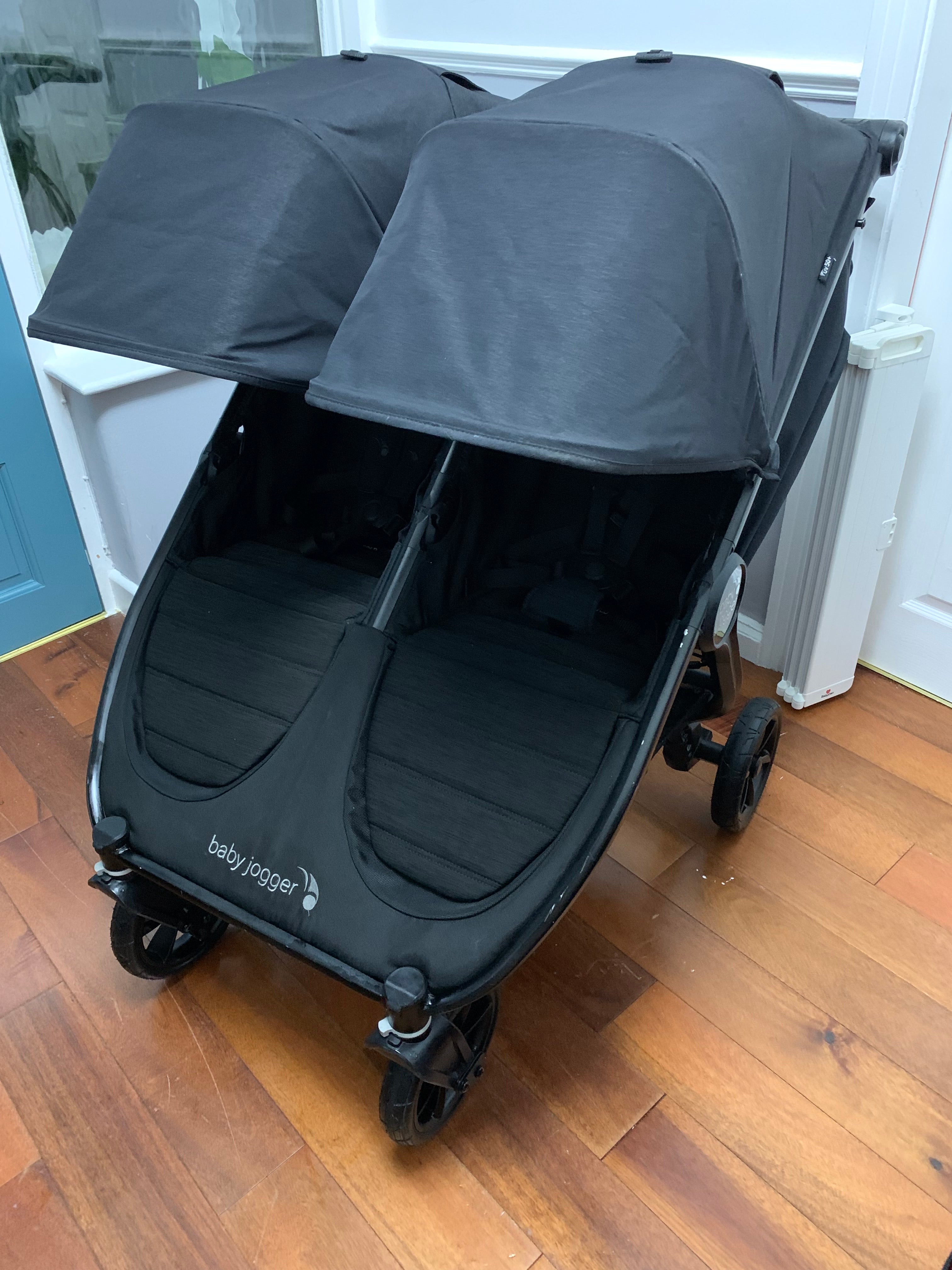 Baby Jogger City Mini GT2 Double Opulent Black All Terrain Pushchair