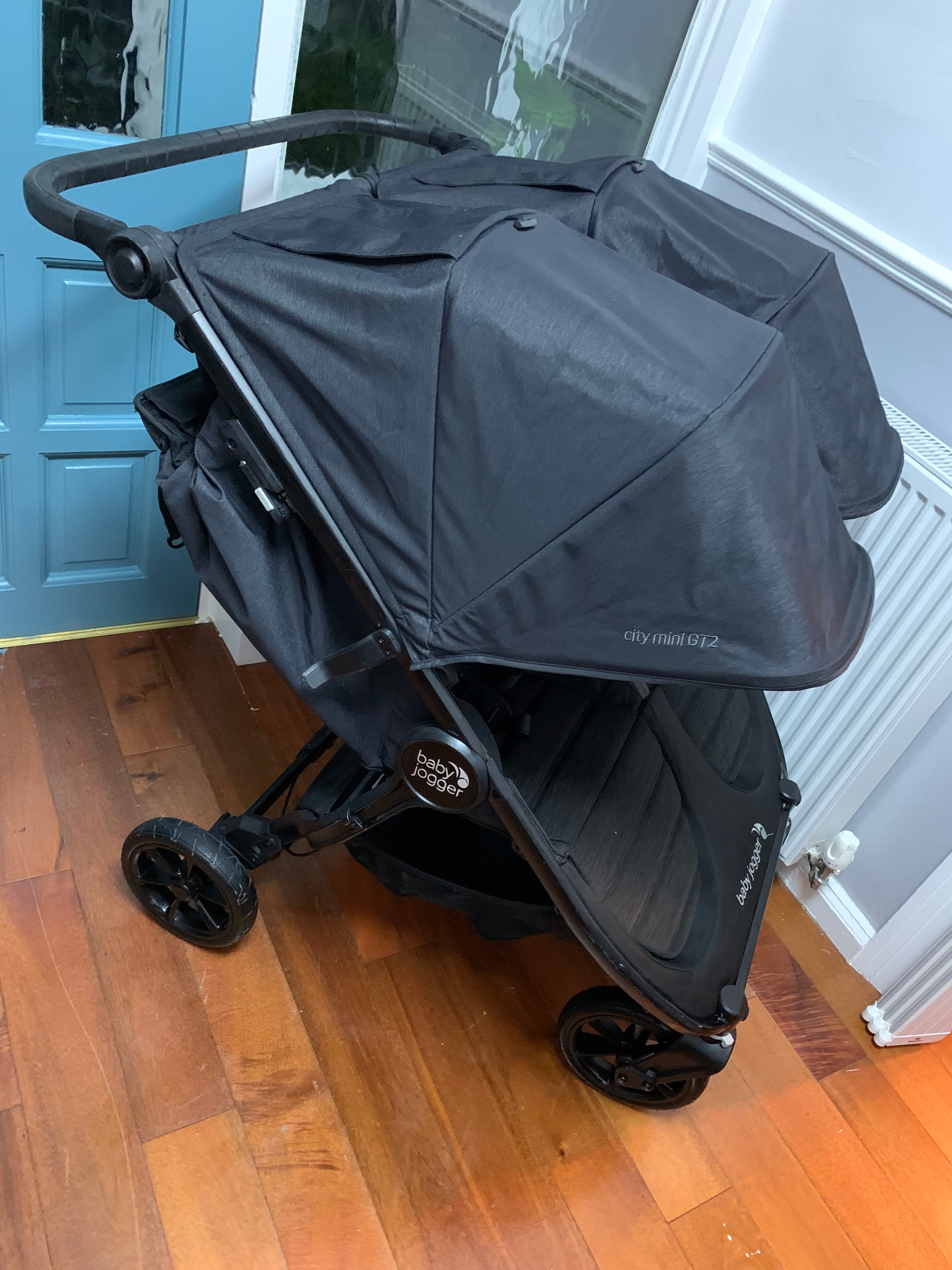 Baby Jogger City Mini GT2 Double Opulent Black All Terrain Pushchair