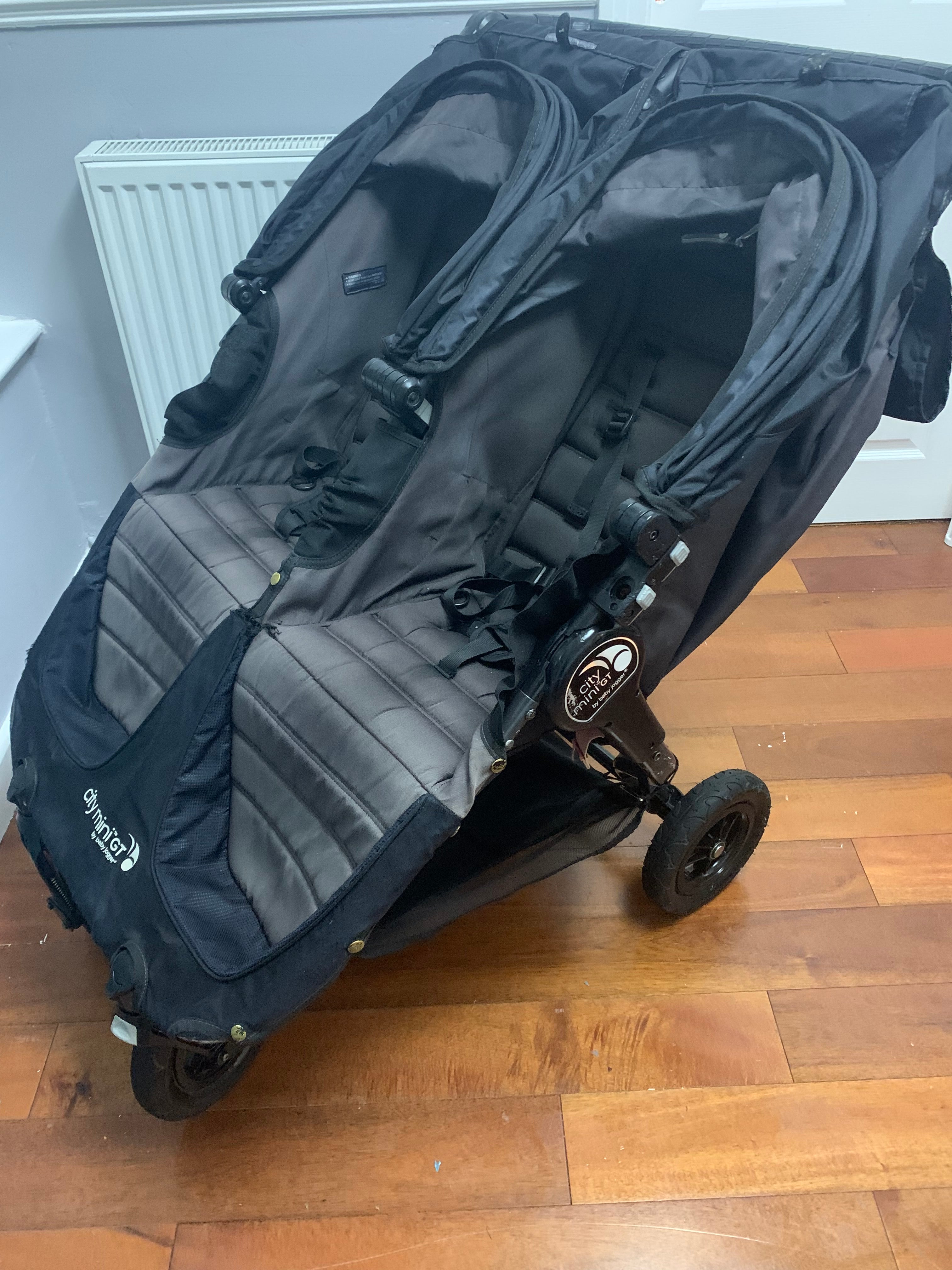 Baby Jogger City Mini GT Double Buggy - All-Terrain, Quick Fold, Used, Good Condition